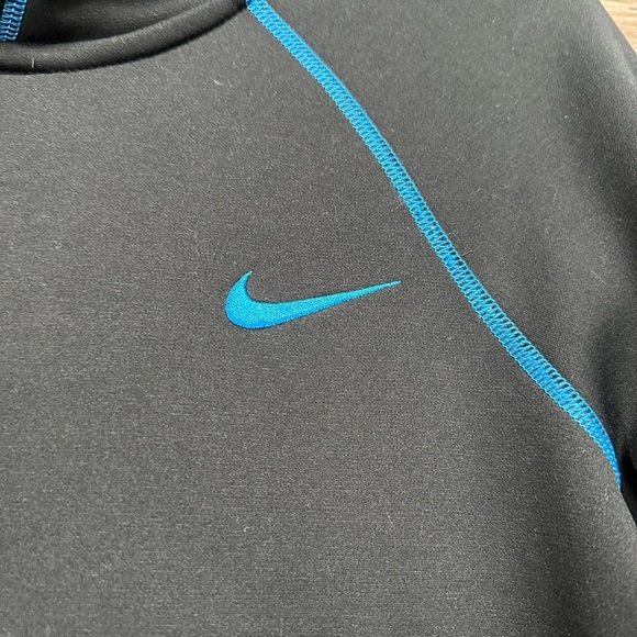 Nike Thermafit Black Hoodie Sweatshirt Mens Size Medium - Picture 5 of 7